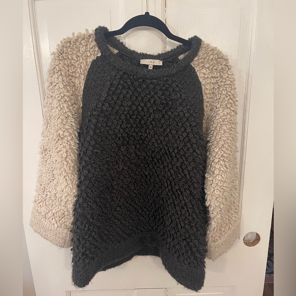 IRO Paris Arzel knit loop sweater 34